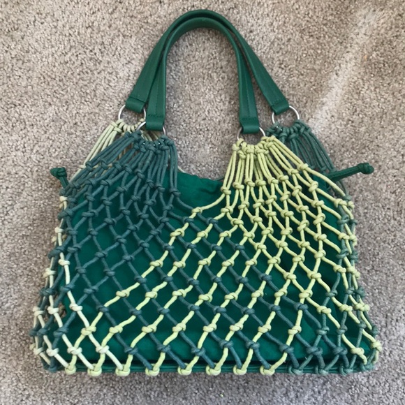 Marc Jacobs Handbags - MARC JACOBS fish rope leather/canvas tote,RARE!!!